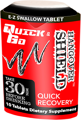Quick & Go Hangover Shield Energy Supplements